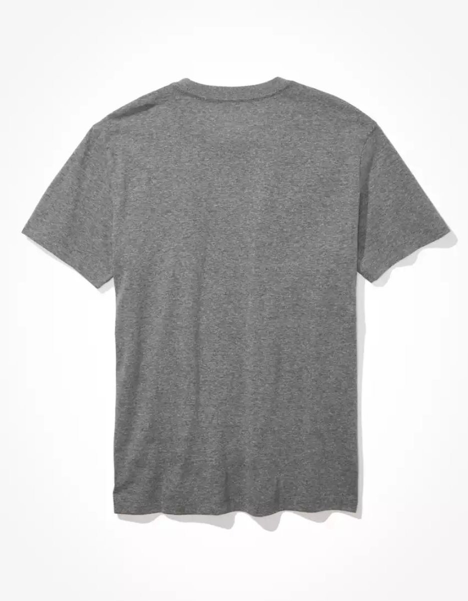 T Shirts American Eagle AE Super Soft Legend Grise Homme | VRE-71028735